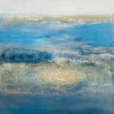 45-Ocean I - Acryl Mixed Media - 100x100 cm