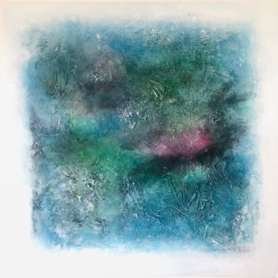 51-Relax II - Acryl Mixed Media - 80x80 cm -