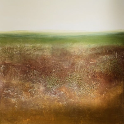 9-Terra II - Acryl Mixed Media 80x80 cm